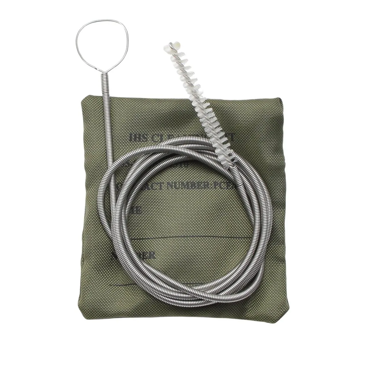 Original British army green metal IHS individual cleaning kit compact size NEW