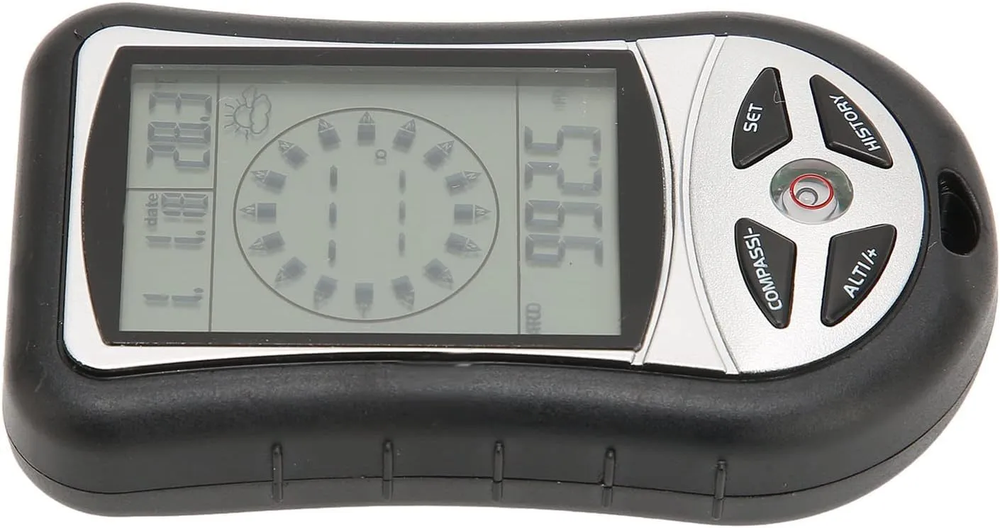 Outdoor 8 in 1 Multifunctional Compass Altimeter Barometer Calendar for Adventurers