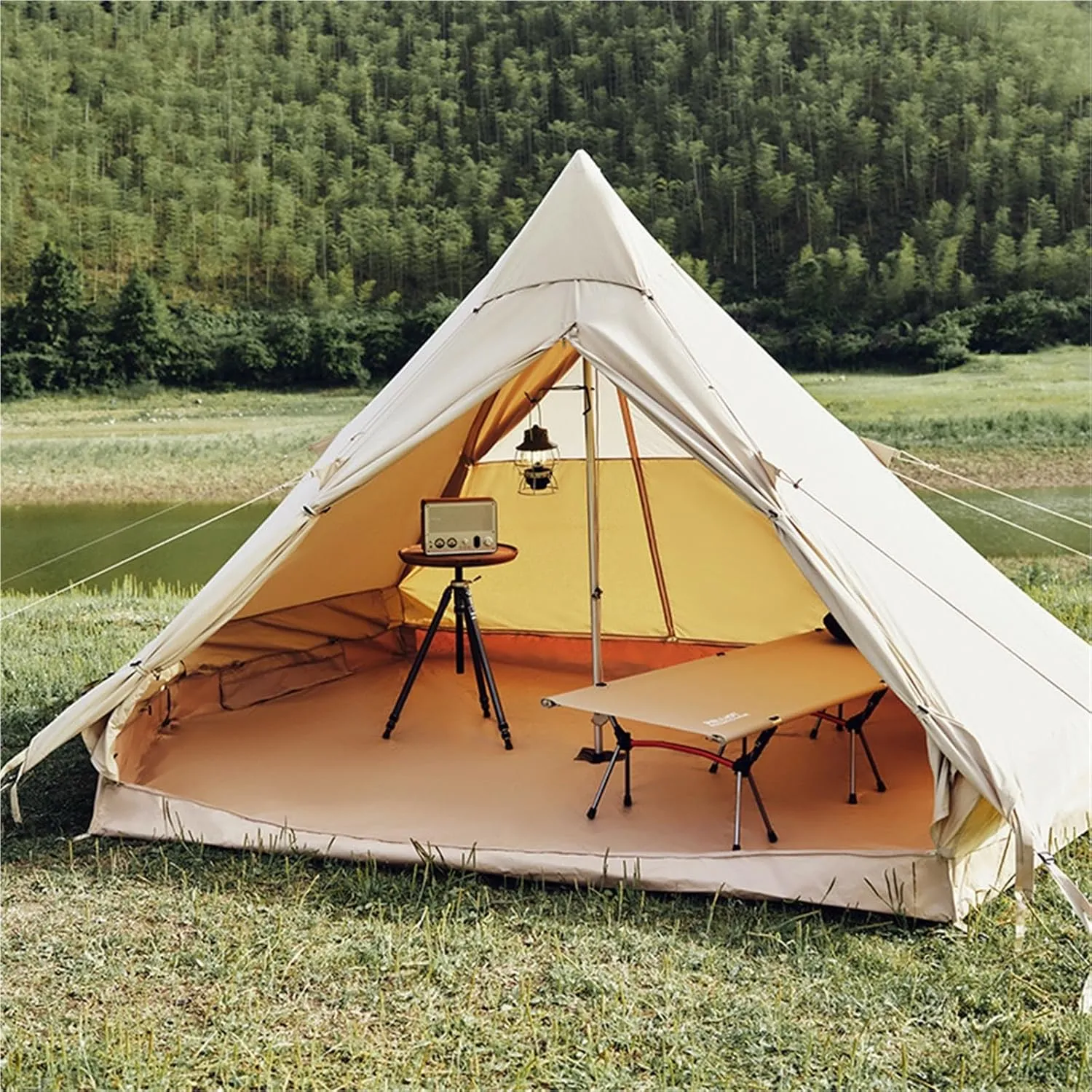Outdoor Camping Tent Camping Cotton Rainproof Tent