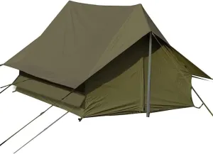 Outdoor Camping Tent, Double Layer Oxford Cloth Self-Driving Tour Cabin Tent, Easy Set Up for Hiking, Mountaineering & Travel (Green)