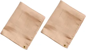 Outdoor Insulation Mats Set 2pcs BBQ Fireproof Blanket 45x45cm Heat Resistant Pad for Picnic Camping Dining