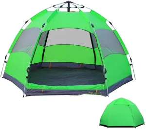 Outdoor Lightweight Waterproof Tent for 5-8 Man, Portable Pop-Up Beach Tent Anti Quick Set up for Hiking Camping Outdoor Instant