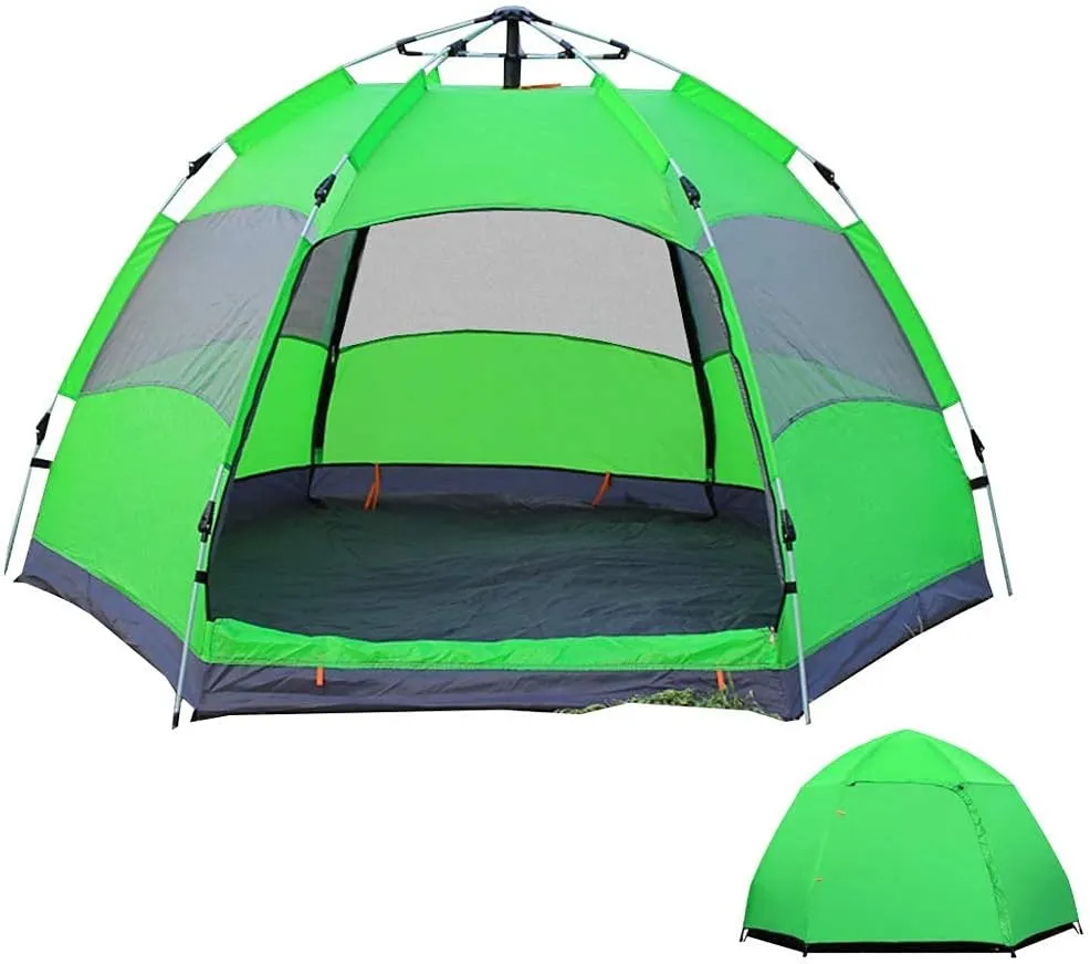 Outdoor Lightweight Waterproof Tent for 5-8 Man, Portable Pop-Up Beach Tent Anti Quick Set up for Hiking Camping Outdoor Instant