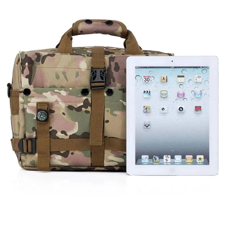 Outdoor Photography Travel Military Tactical Shoulder Bag & Handbag with Compass