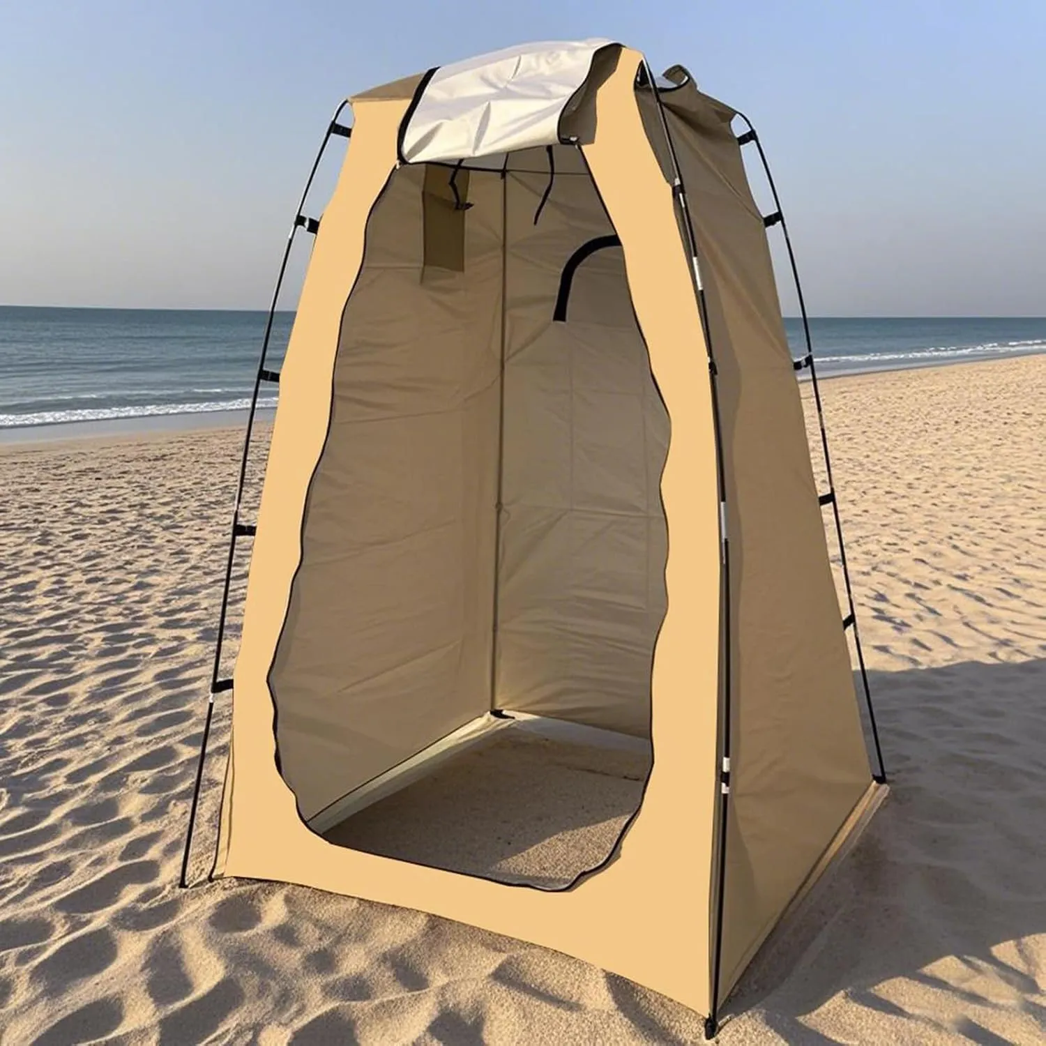 Outdoor Shower Tent | Dressing Toilet Shelter for Beach - 4-in-1 Multifunctional Portable Shower Tent Privacy Closure for Beach RV Backyard