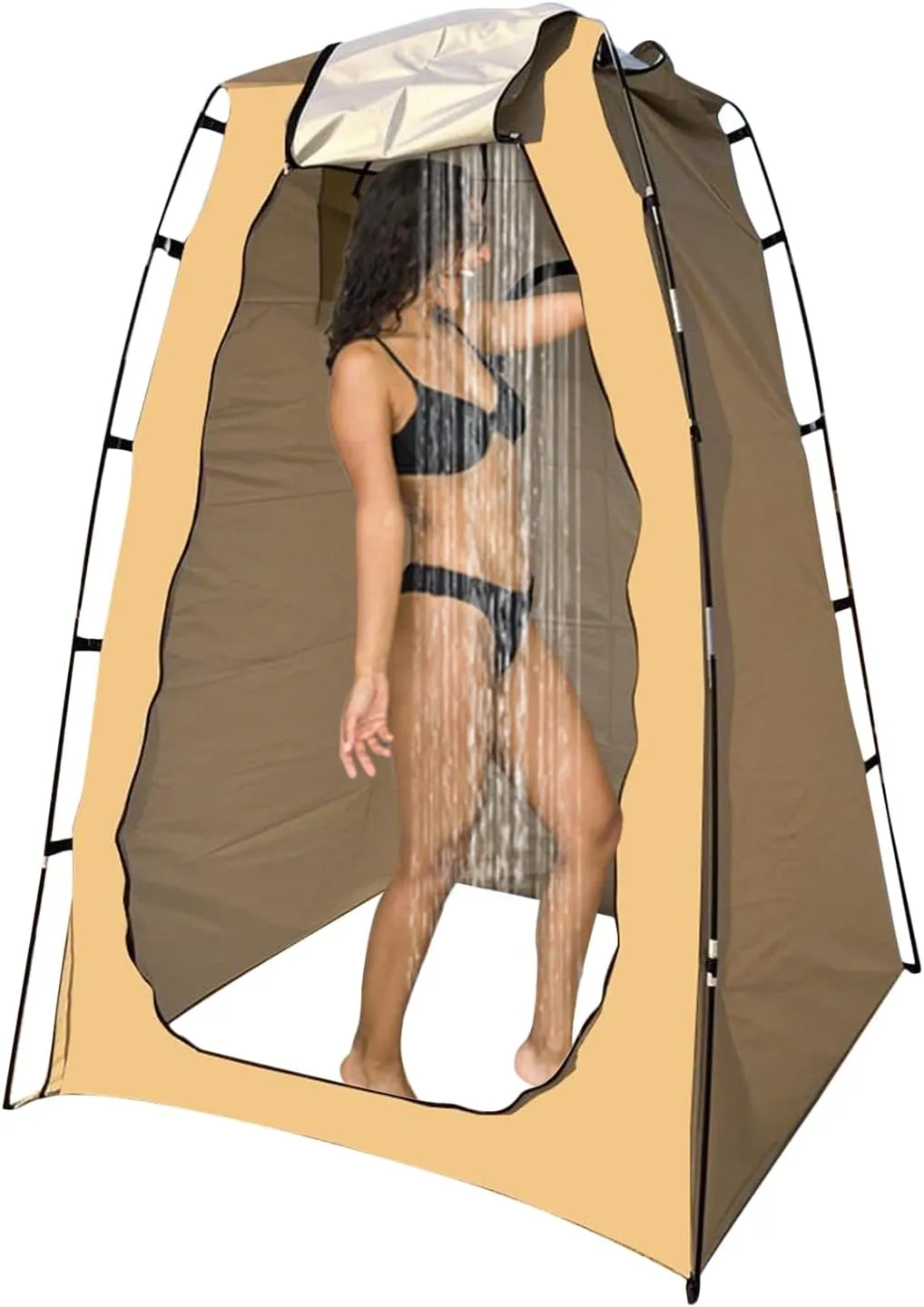 Outdoor Shower Tent | Dressing Toilet Shelter for Beach - 4-in-1 Multifunctional Portable Shower Tent Privacy Closure for Beach RV Backyard