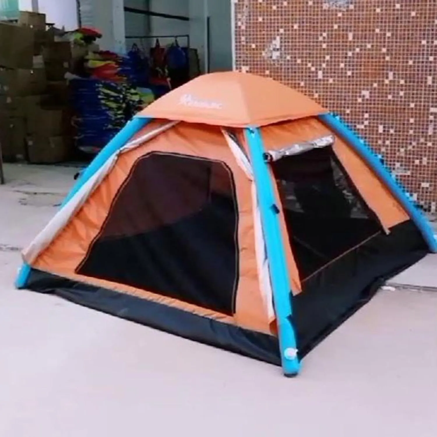 Outdoor Tent Camping, Camping Quick-Opening Tents, Waterproof and Mosquito-Proof, Free to Build an Integrated Inflatable Tent