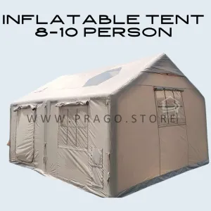 Outdoor Waterproof air Inflatable Cabin Camping Tent House 8-10 person