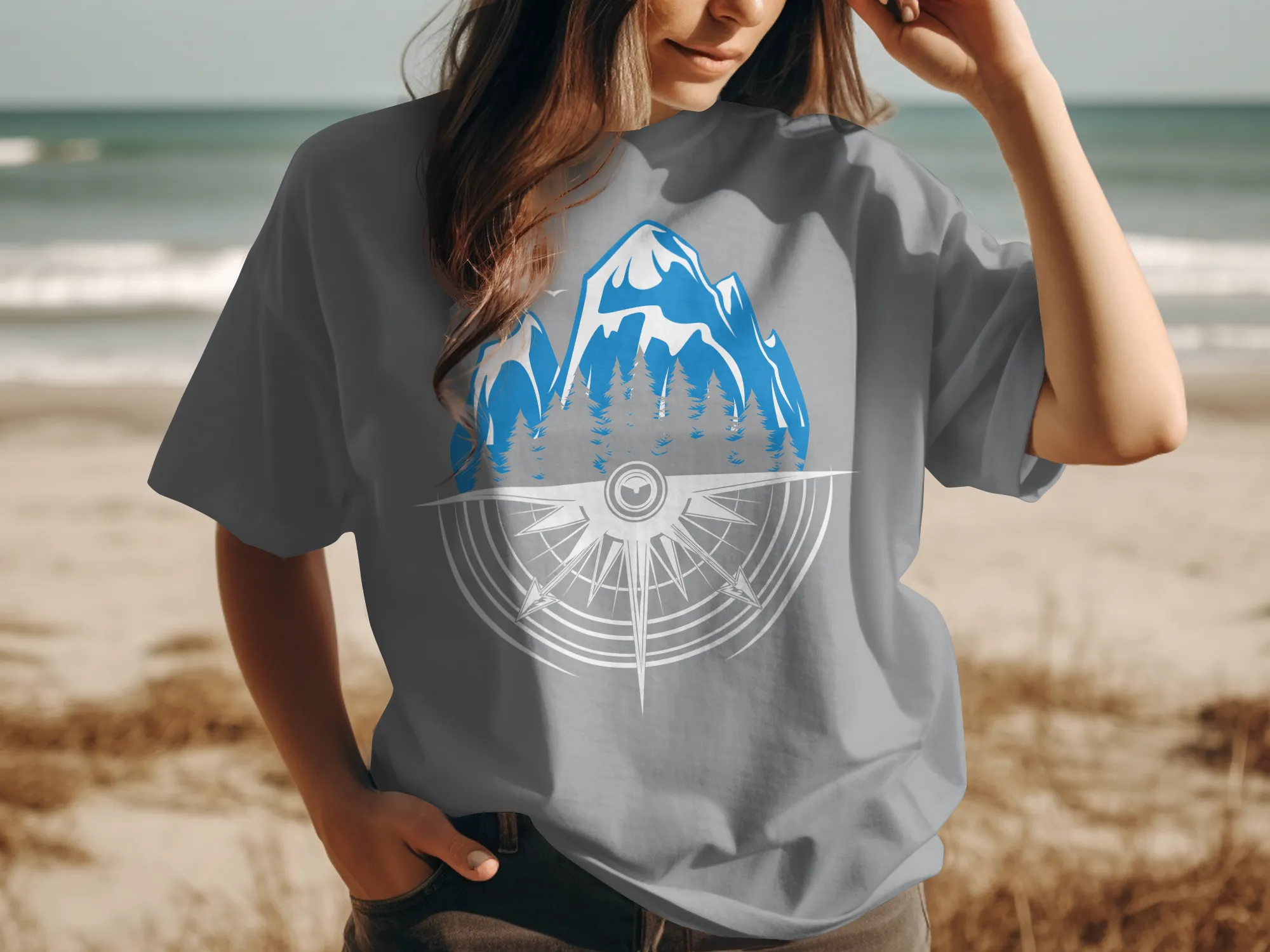 Outdoors-Hiking-Mountain Adventure Compass