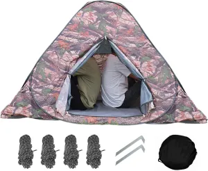 Outside Tent - Waterproof Camping Tent | Pop Up Tents for Camping, Awning Waterproof Canopy UV Protection Instant Setup Foldable Sun Shade for Beach Shelter Trips Outings Sports Events Festivals