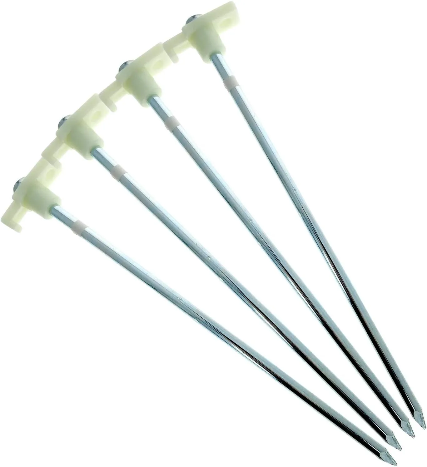 Pack) Compliance-certified Tent Pegs Duty the Heavy Dark Tent Steel Gear in Camping Stake (4 Anchor Glow Multi-functional