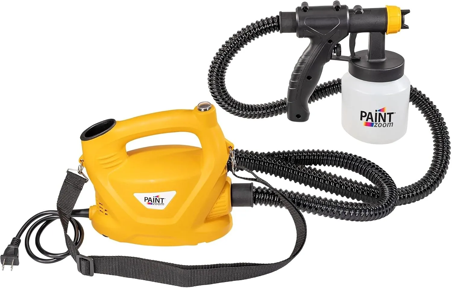 Paint Zoom Paint Sprayer | Powerful & Durable 700-watt Spray Gun Tool HVLP Sprayer for Interior & Exterior Home Painting and DIY Home Improvement Projects | 3 Spray Patterns Yellow
