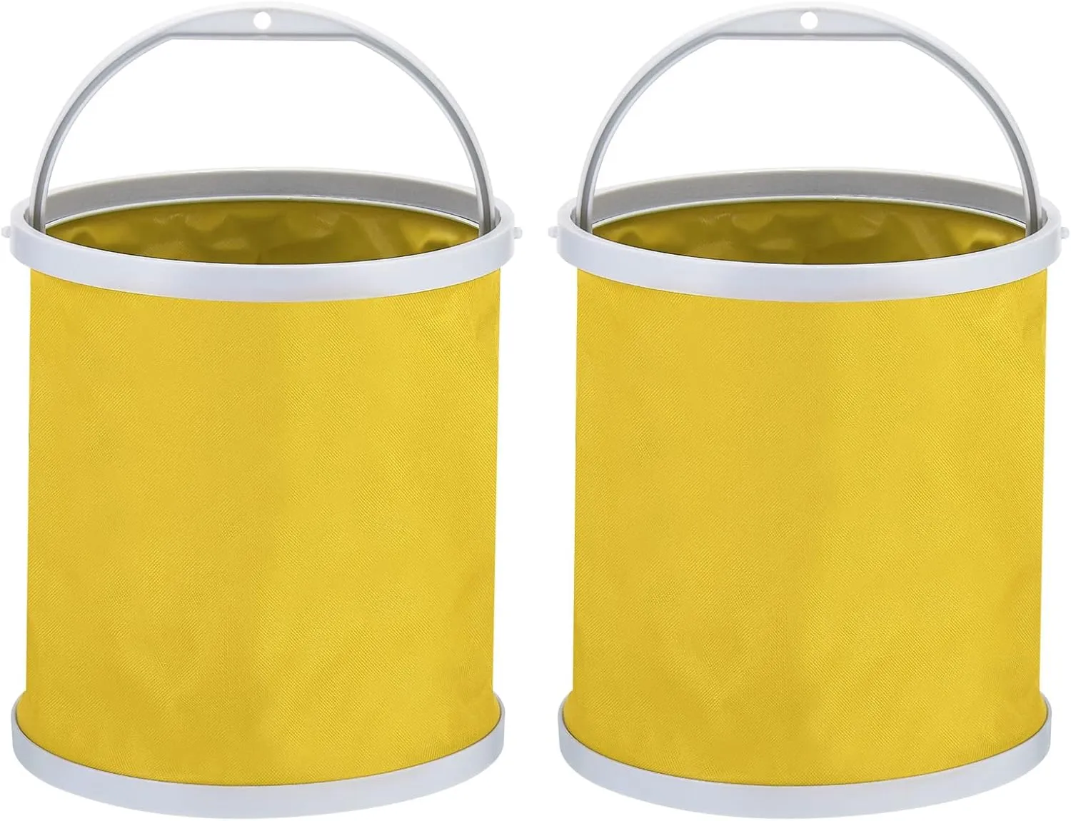 PATIKIL Collapsible Bucket Folding Bucket Portable Foldable Water Container with Handle for Camping Fishing