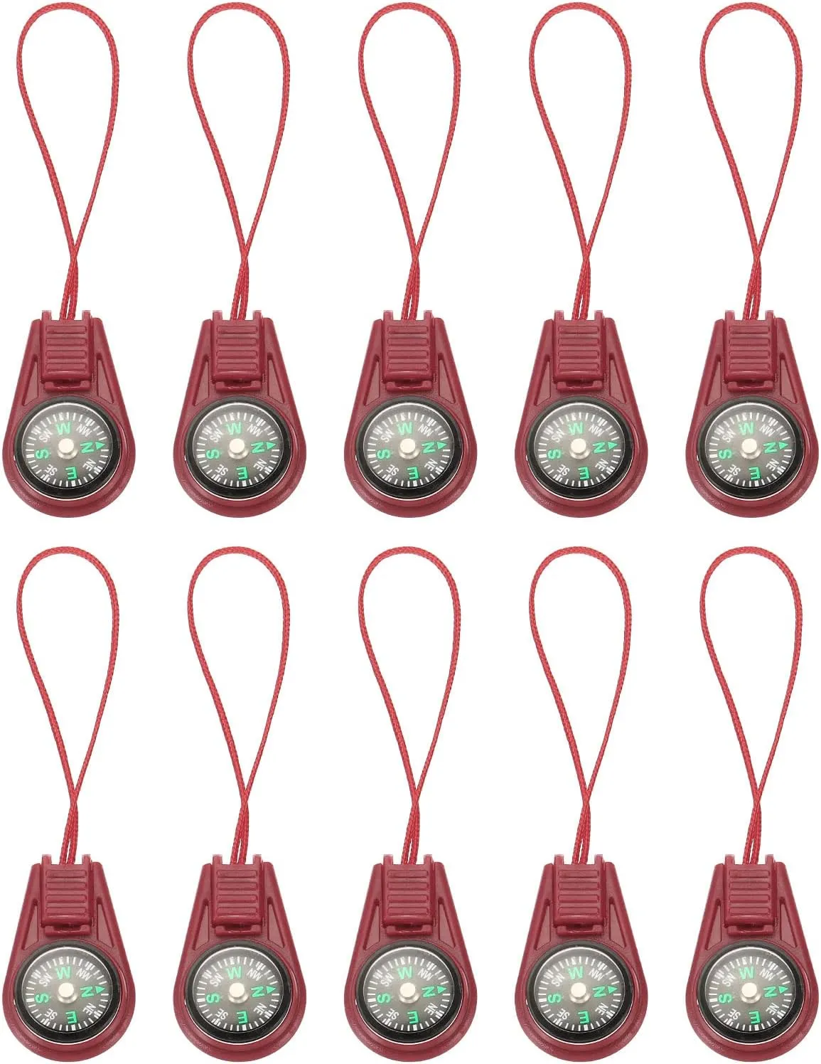 PATIKIL Mini Survival Compass, 25 Pack Button Compass Bulk Kit for Outdoor Hiking Camping Travelling Party Favors