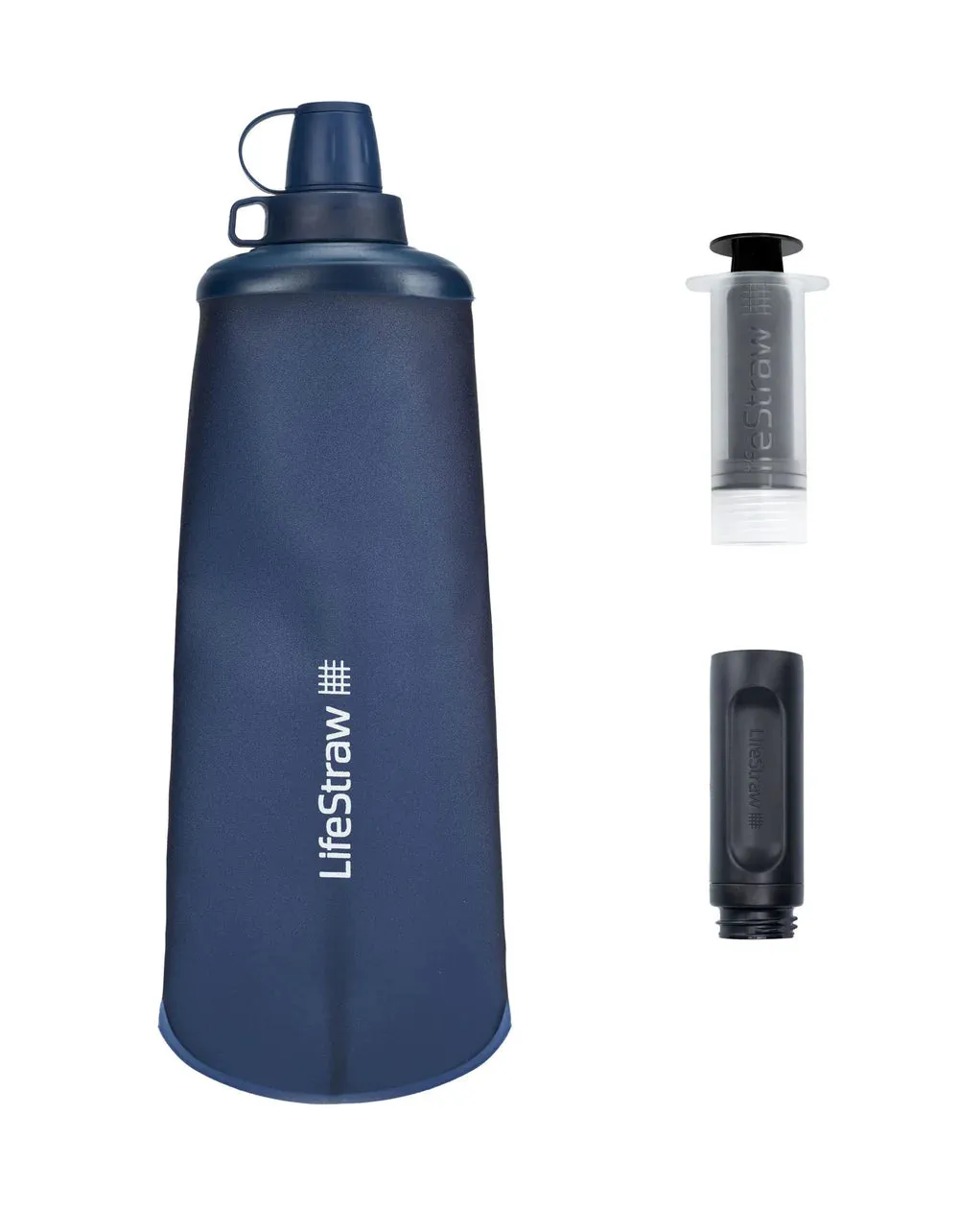 Peak SR Collapsible Squeeze Bottle 650Ml - Dark Gray
