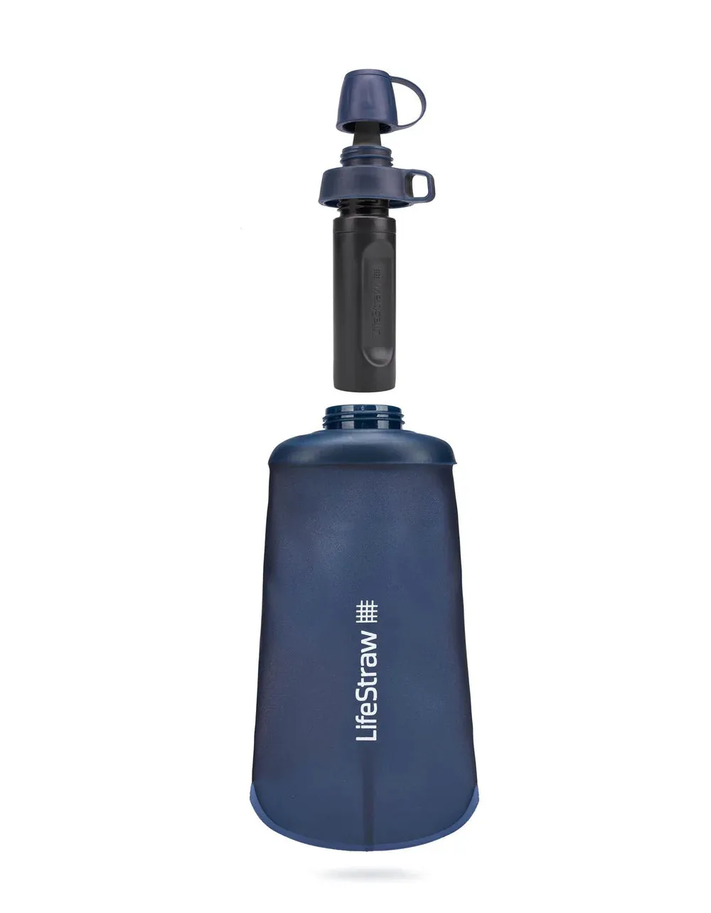Peak SR Collapsible Squeeze Bottle 650Ml - Mountain Blue