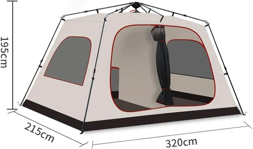 Person Tents for Camping, Instant Backpacking Quick Tent Easy Set Up, Portable Person Dome Tent for Hiking & Mountain Outdoor, with Rainfly and Ventilated Top Mesh (A) (B)