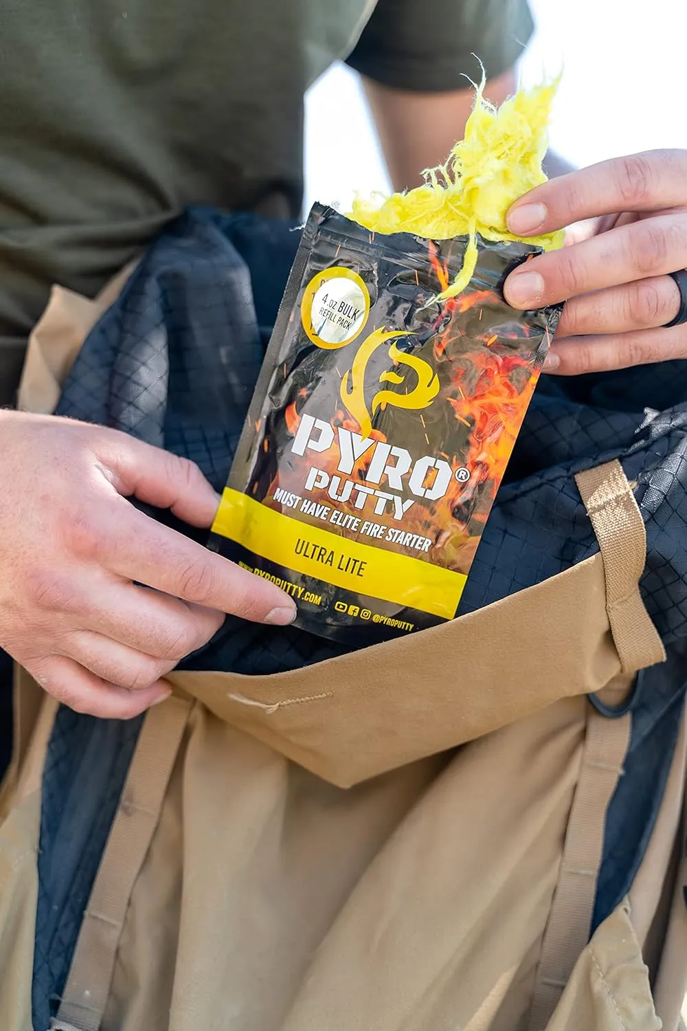 Phone Skope PYRO Putty 4 oz Refill Bag | Emergency Survival Fire Starter