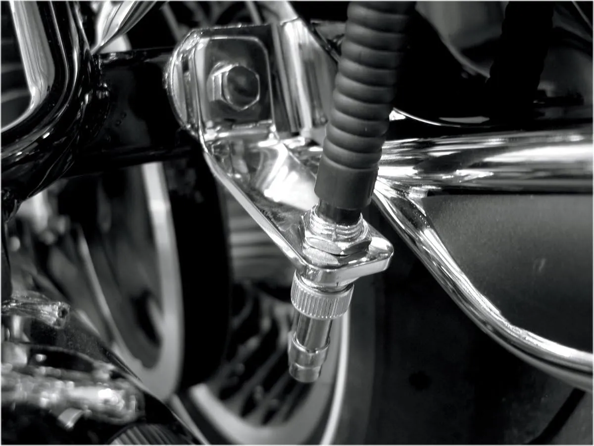 Pingel Stainless Steel CB Low Mount Antenna Relocation Kit for Harley Davidson 62145