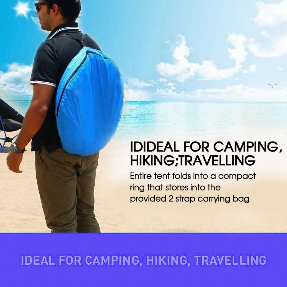 Pop Up Camping Shower Toilet Tent - Green