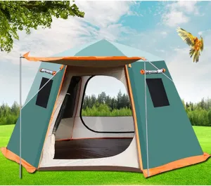 Pop Up Tent 3-8 Person Beach Tent Sun Shelter Outdoor Camping Family Tent Instant Tent Easy Set Up for Camping Backpacking Hiking Mountaineering