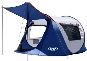 Pop-up Tent, 3 Person Camping Tent, Instant Portable Beach Tent, Easy Pop Up Shade Tents 2 Doors for Camping Hiking & Traveling with Carrying Bag