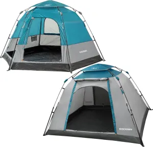 Pop Up Tent, 4 Person Instant Camping Tents Portable Waterproof Automatic Easy Setup Tent for Outdoor Camping Beach Travel