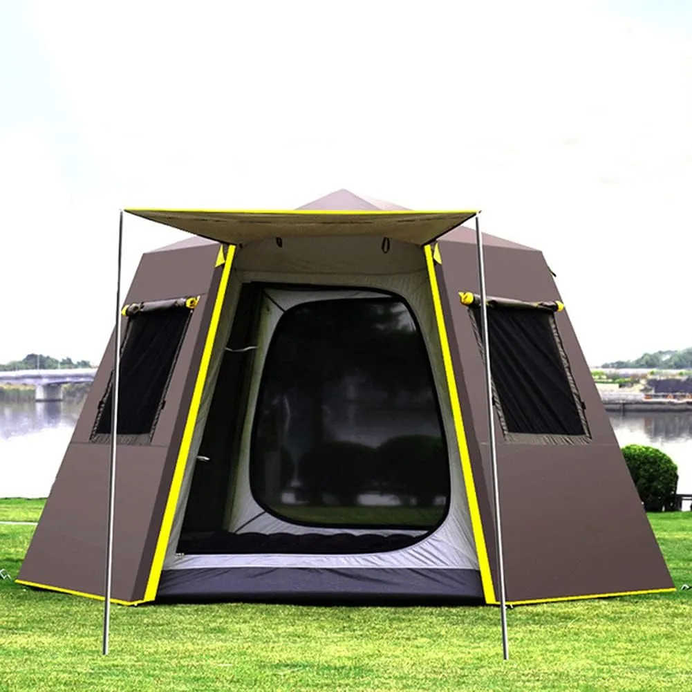 Pop Up Tent Family Camping Tent 3-4 Persons Automatic Tent Cabana Portable for Camping Hiking Mountaineering