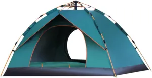 Pop-Up Tent for 3-4 Person, Camping Tent Easy Setup, Outdoor Beach Tent Portable Windproof Dome Tent for Camping Beach Hiking Mountaineering Fishing Travel Lightweight Tents