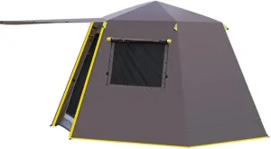 Pop Up Tent for 3-4 Person Family Camping, Automatic Portable Cabana Tent for Hiking, Mountaineering, and Outdoor Adventures