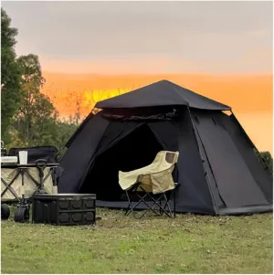 Pop Up Tents for Adults Insect Protection,Windows On All Sides Tent Waterproof Advanced Stable Dome Tents for Camping Hiking Picnic Garden 4 People