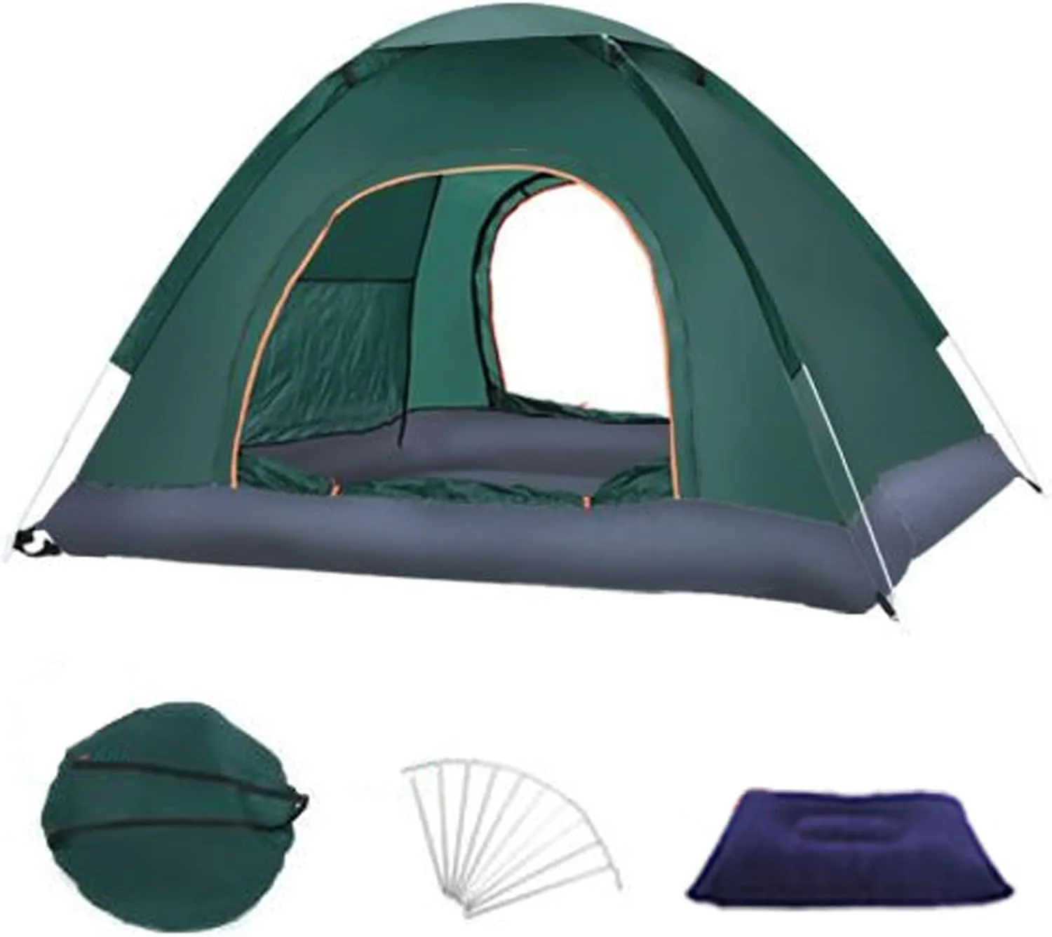 Pop Up Tents for Camping, Camping Tent 4 Person Waterproof, Outdoor Automatic Instant Tent for Camping Hiking Traveling Easy up L