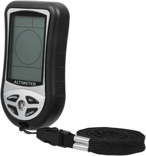 POPETPOP Mountaineering Guide Electronic Compass Barometer Portable Digital Weather Meter for Hiking