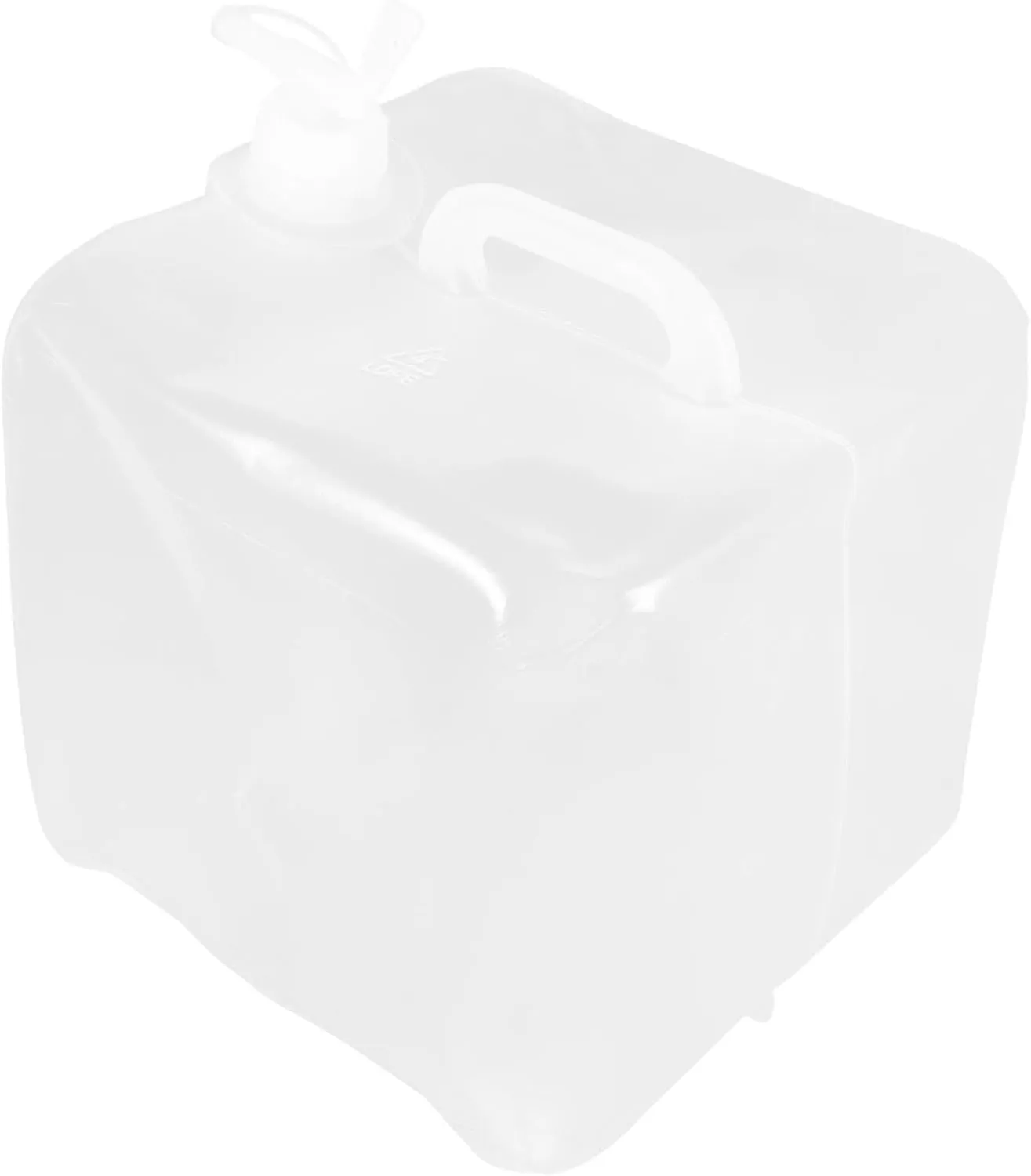 POPETPOP Outdoor Water Bucket Portable Drinking Container for Camping Fishing Emergency Use Space-Saving Design Easy to Store