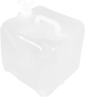 POPETPOP Outdoor Water Bucket Portable Drinking Container for Camping Fishing Emergency Use Space-Saving Design Easy to Store