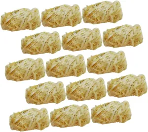 POPETPOP Wood Firelighters Carbon Wax 50pcs Firelighters for Campfires Grill Barbecue Waterproof Easy to Use
