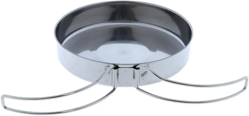 Portable Camping Frying Pan Pot with Nonstick Surface & Folding Handle for Outdoor Hiking Picnic