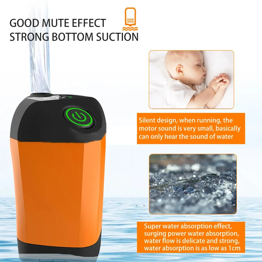 Portable Electric Camping Shower - IPX7 Waterproof Shower Pump with Digital Display for Hiking, Travel, Beach, Pet Watering