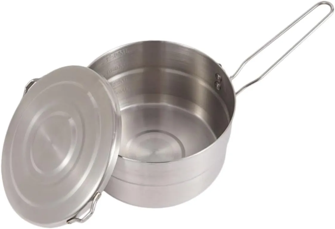 Portable Hiking Pot Set Camping Cookware Compact Backpacking Mess Kit Outdoor Cooking Pot Bento