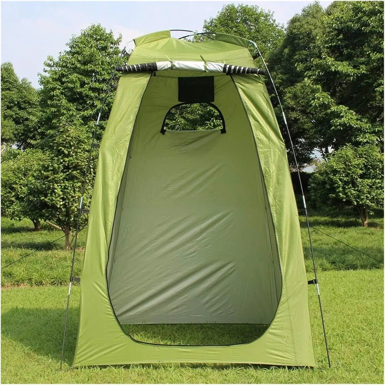 Portable Instant Pop Up Tent Changing Room, Pop Up Shower Privacy Tent Camping Tent for Shower 6FT Privacy Changing Room for Camping Biking Toilet Shower Beach Portable with Carrying