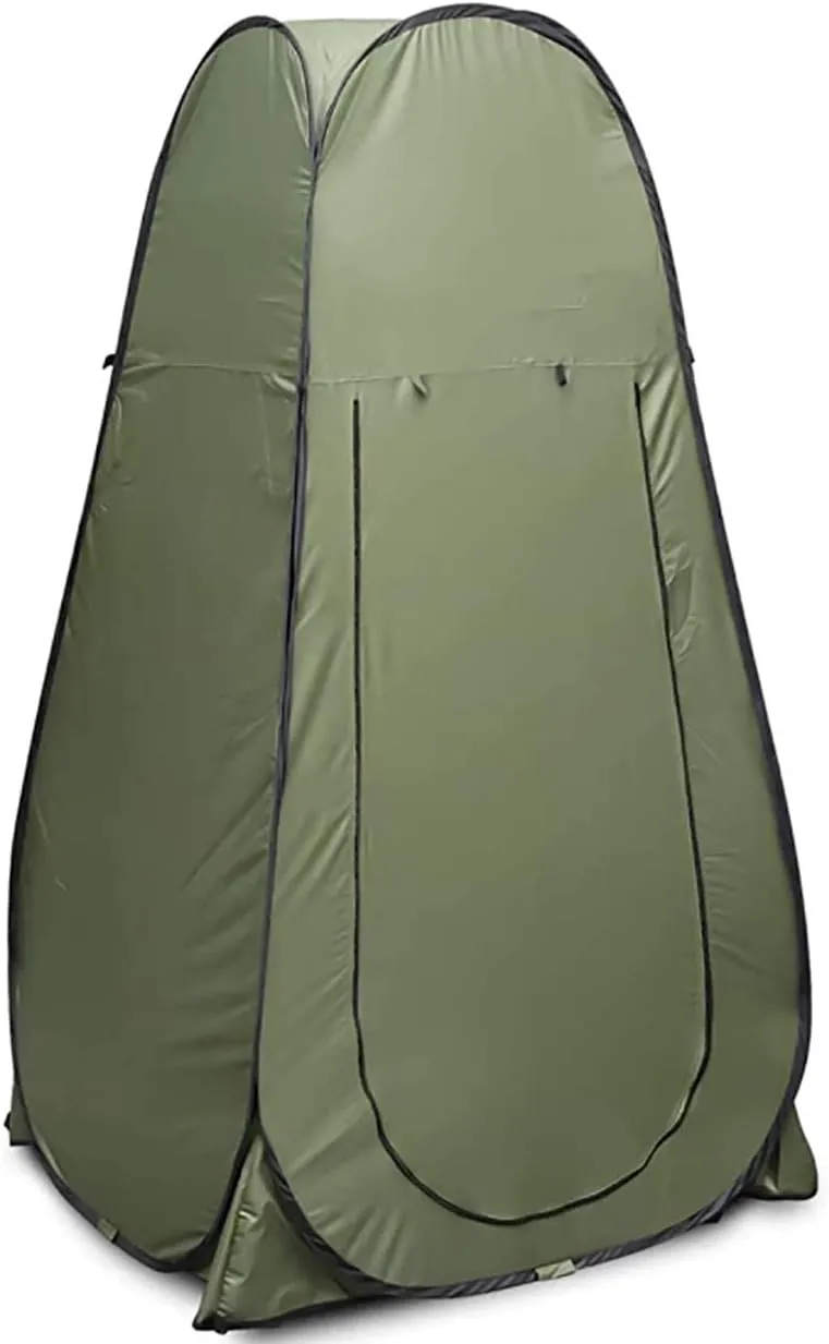 Portable Instant Pop Up Tent Changing Room, Pop Up Shower Tent Instant Portable Outdoor Privacy Tent, Camp Toilet, Changing Room, Rain Shelter with Window – for Camping and Beach