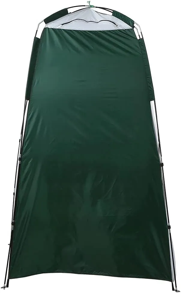 Portable Instant Pop Up Tent Foldable Camping Shower Tent with Carry Bag Dressing Room Privacy Shelter Portable Outdoor Bathroom Tent for Camping Beach Easy Set Up (Blue 120X120X190CM) (Gree