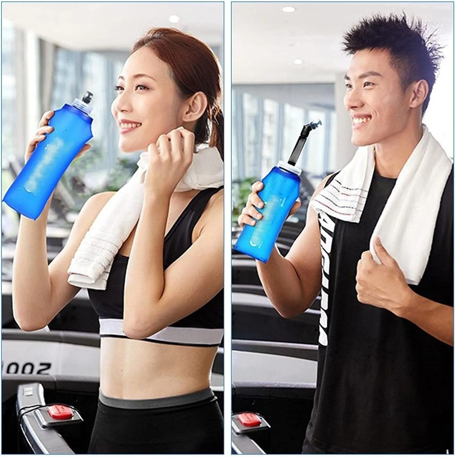 Portable Kettle Collapsible Water Bottle Marathon Sports Soft Water Bottle for Running, Hiking, Cycling, Mountaineering Water Bottle Water Bottle