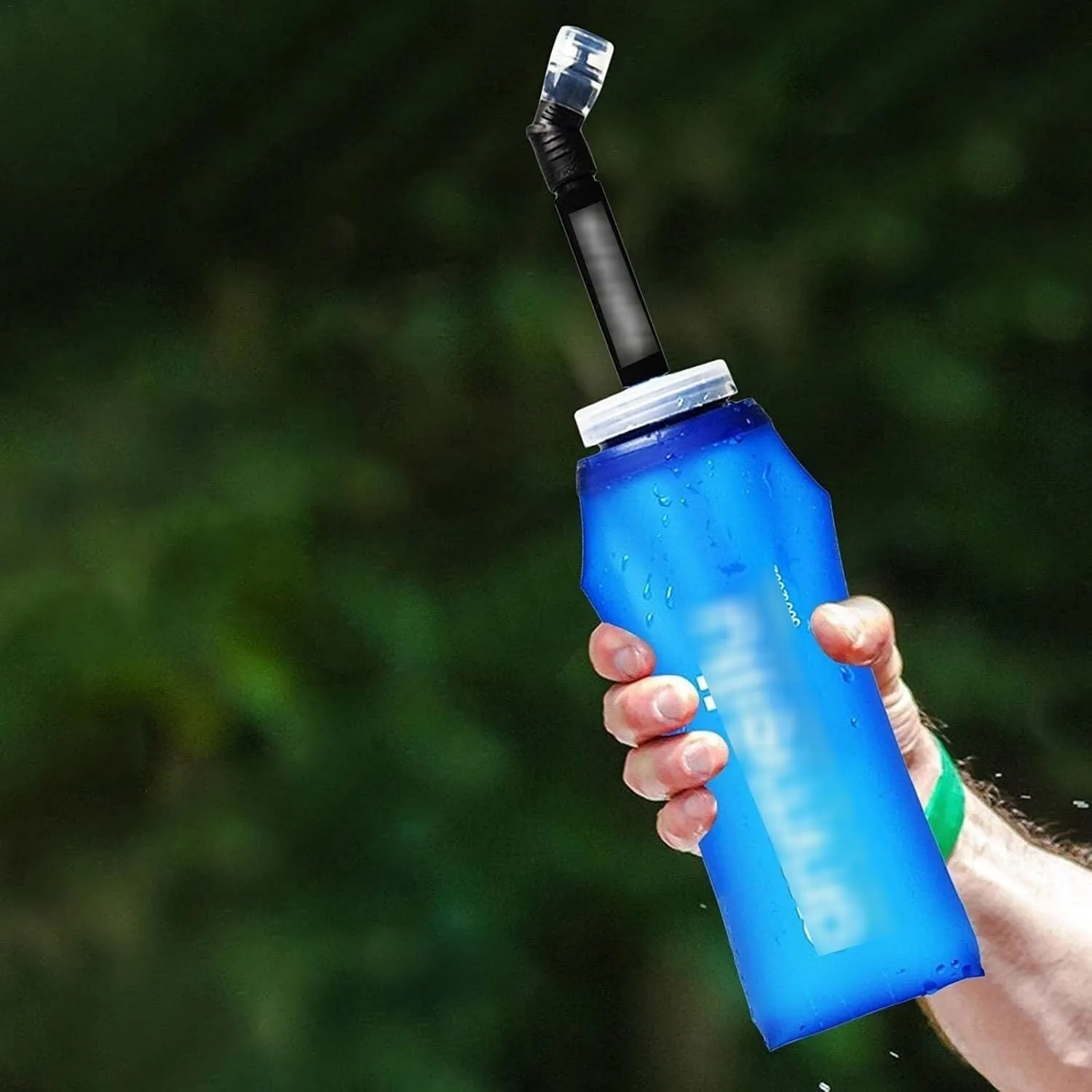Portable Kettle Collapsible Water Bottle Marathon Sports Soft Water Bottle for Running, Hiking, Cycling, Mountaineering Water Bottle Water Bottle