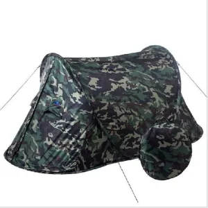 Portable Outdoor 2-Person Camouflage Camping Hiking Easy Installation Instant Pop-Up Tent, Waterproof, Ultra-Light Hiking, Camping, Hunting, Fishing Pop-Up Tent
