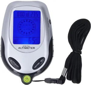 Portable Outdoor Tracker, Altimeter, Barometer, Thermometer, Weather Forecast, Compact and Lightweight for Hiking, Climbing and Camping Lovers