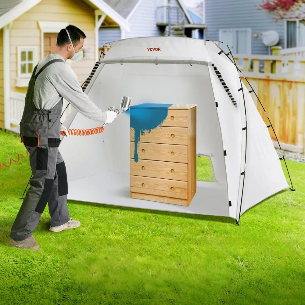 Portable Paint Booth Shelter Foldable Spray Painting Tent for Furniture Craft Project DIY Hobby Tool