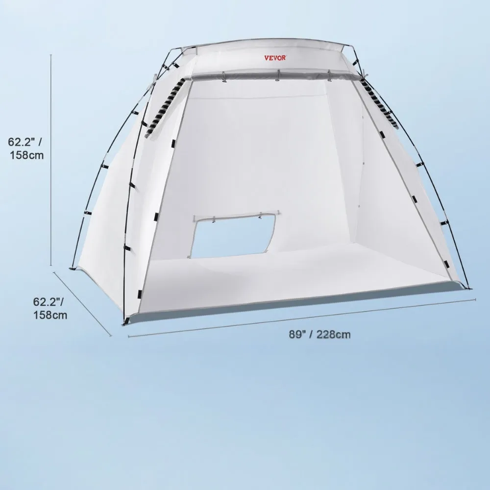Portable Paint Booth Shelter Foldable Spray Painting Tent for Furniture Craft Project DIY Hobby Tool