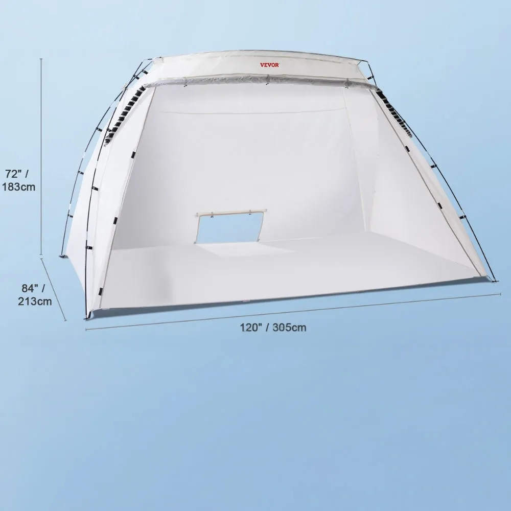 Portable Paint Booth Shelter Foldable Spray Painting Tent for Furniture Craft Project DIY Hobby Tool