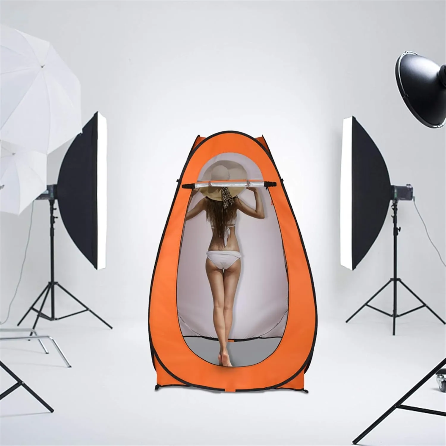 Portable Pop Up Privacy Tent - Spacious Dressing Changing Room Outdoor Privacy Shelter Tent with Carry Bag for Camping Hiking Beach Toilet Shower Bathroom